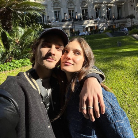 Santiago Achaga with his sister Macarena Achaga.